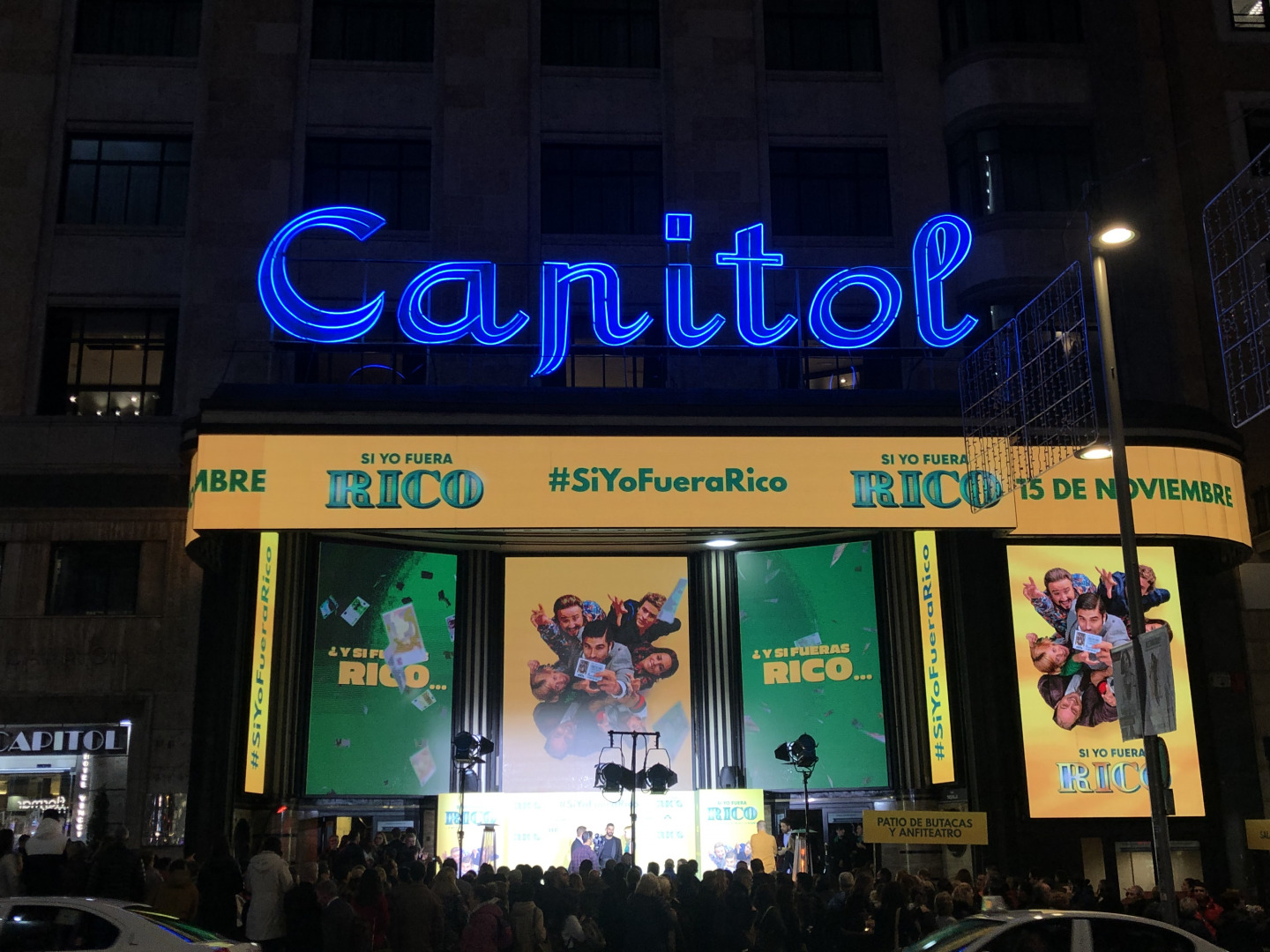 Premiere "Si yo fuera rico"