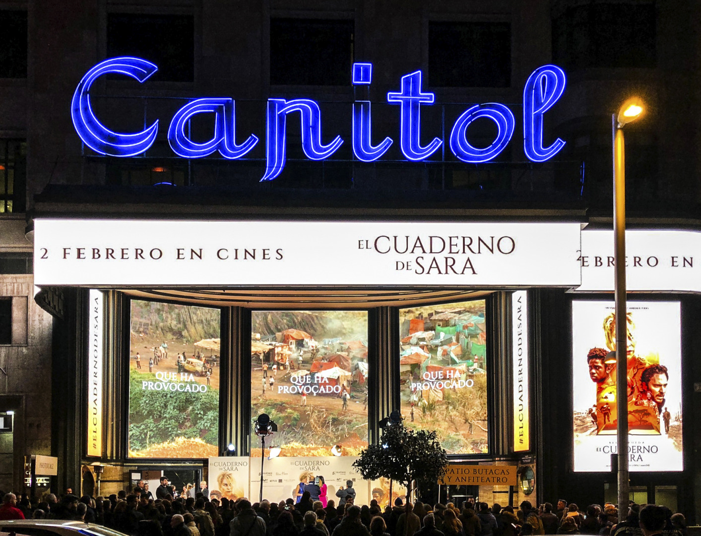 Premiere "El cuaderno de Sara"